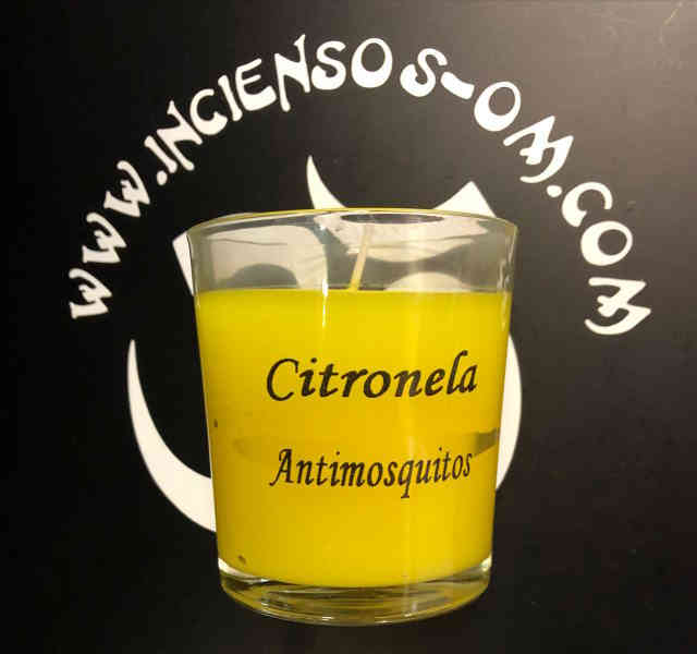 Vela vaso aroma Citronela